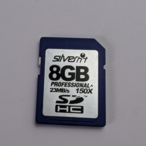 Rare! Vintage SILVERht 8GB Class 6 SDHC Professional Memory Card 23 MB/s 150X