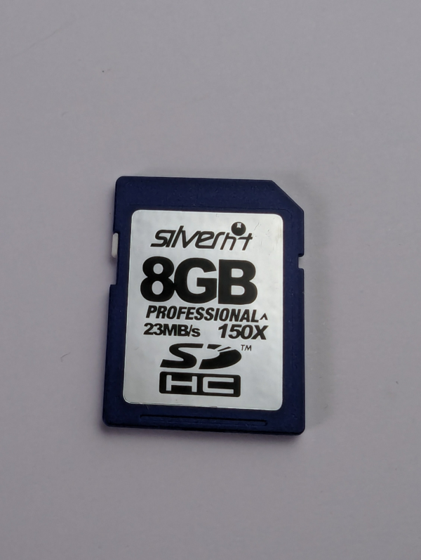 Rare! Vintage SILVERht 8GB Class 6 SDHC Professional Memory Card 23 MB/s 150X