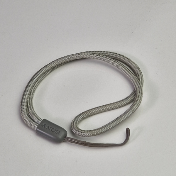 Vintage Sony Hand Strap Wrist Strap for Sony DSC-W Series Cameras - Made in Japan - Grey