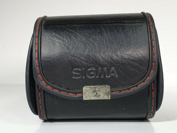 Nice Vintage Sigma Hard Leather Case Shell Padded Case for Sikma Lenses - Made in Japan