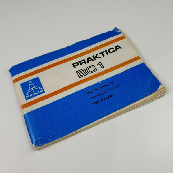 Vintage Brochure Operating Instructions for Praktica BC1 Multilingual EN/FR/DE