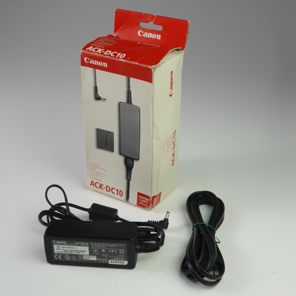 Genuine Original Canon ACK-DC10 AC Adapter Kit CA-DC10 - Missing DR-10 Coupler