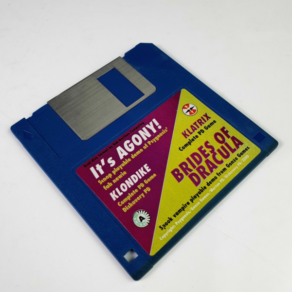 Vintage Games Disk It's Agony! Klatrix Complete Brides of Dracula