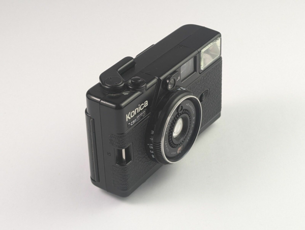 Vintage Konica c35EF3 Point-And-Shoot 35mm Film Camera - Defective - For Parts