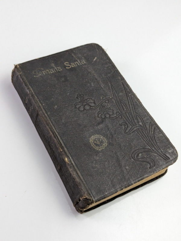 Vintage Religious Book 1907 Semana Santa - Spanish Pocket Version