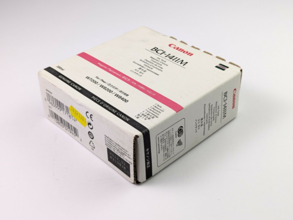 New Genuine Canon BCI-1411M Magenta Ink Tank for W7200/W8200/W8400 Exp. Japan