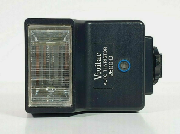 Nice Vintage Vivitar Auto Thyristor 2600D, Shoe Mount Flash Collectible