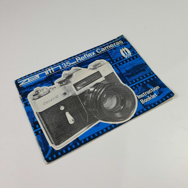 Vintage Printed Instruction Booklet for Zenith 35mm Reflex Cameras