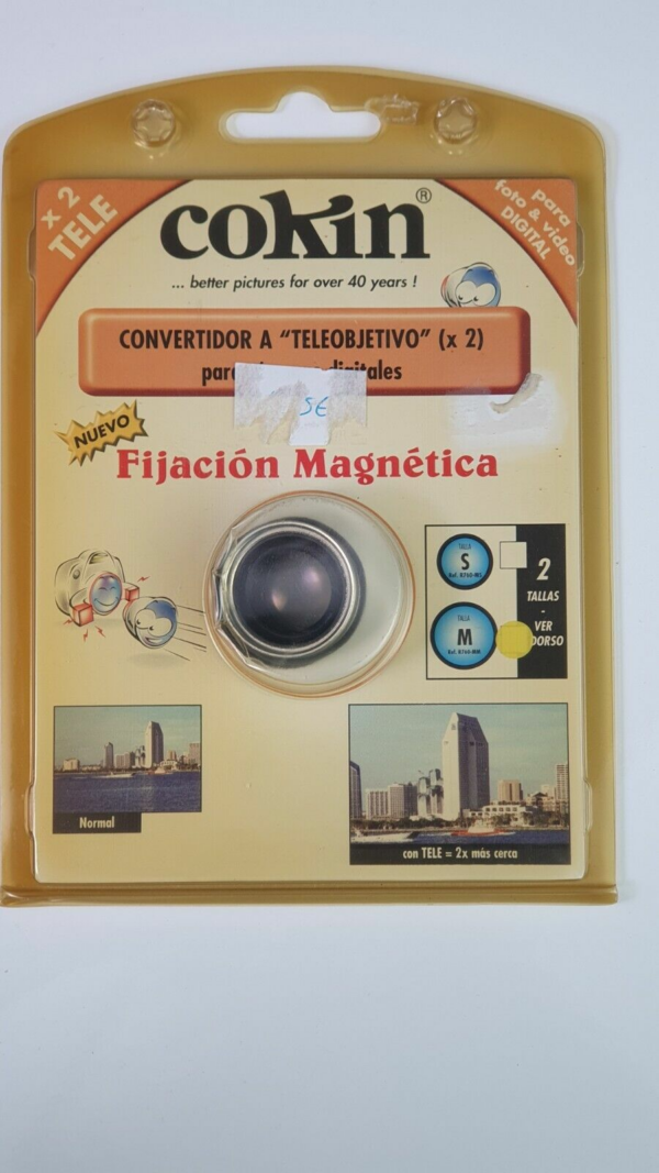 Vintage Collectible COKIN Magne-Fix 2x Digi Telephoto Lens - New - Old Stock
