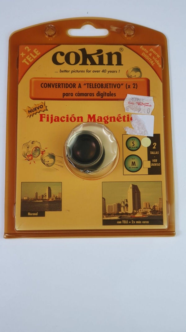 Vintage Collectible COKIN Magne-Fix 2x Digi Telephoto Lens - New - Old Stock