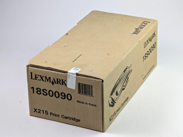 Genuine Lexmark 18S0090 Black Toner for X215 Multifunction Laser Printer Sealed