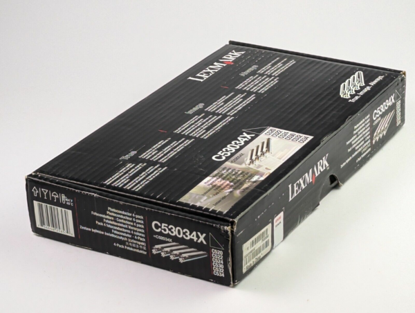 Genuine Lexmark C53034X Photoconductor 4-color pack for C520 C522 C524 - Sealed