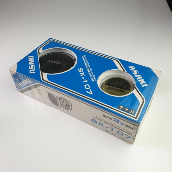 New! Vintage ASAKI SX-107 Flush Mount Speaker for Car Stereo - Made in Taiwan