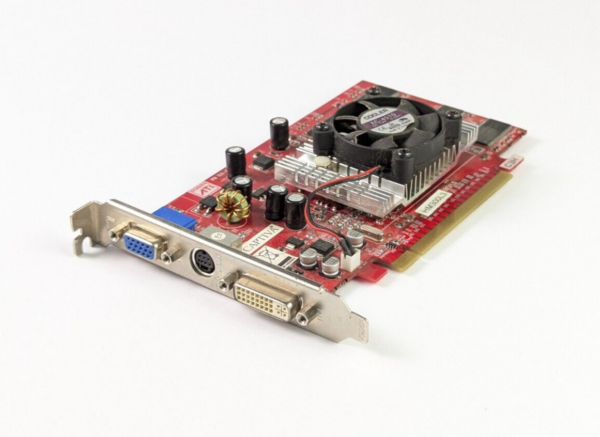 Vintage ATI RADEON X300 SE PCI-E Video Card 128MB DDR VGA DVI TV Out
