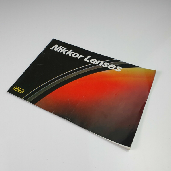 Vintage Nikkor Lenses Brochure Nikon Code no 8108-03 PEC 7803 - Printed in Japan