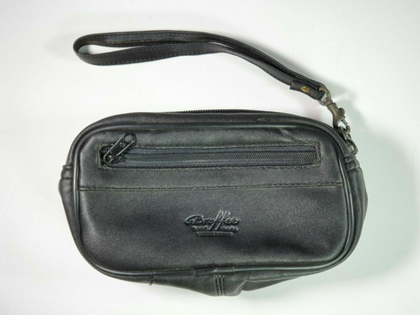 Vintage Collectible Broffee Handmade Genuine Leather Camera Travel Bag Soft Case