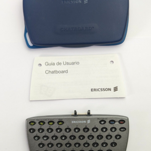 Vintage ERICSSON CHA-07 Phone Keyboard Chat Board with Original Case & Manual