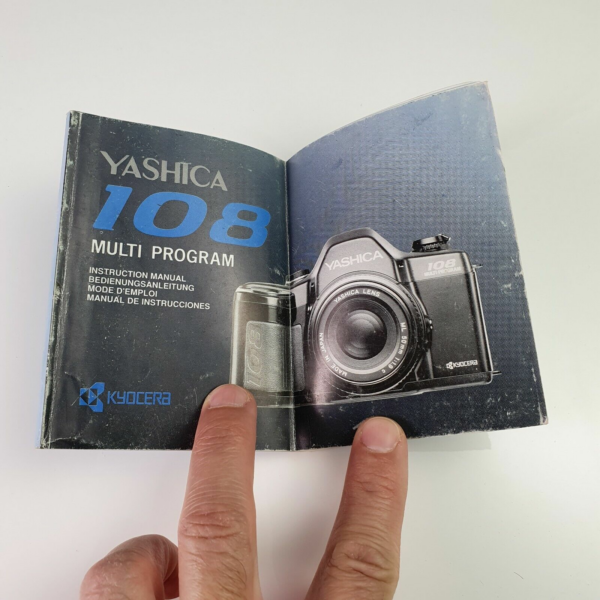 Yashica 108 Multi Program Instruction Manual - Multilingual EN FR DE ES - Japan