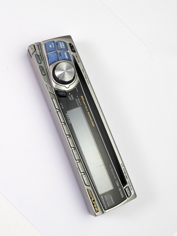 Vintage Original Alpine CDM 7874RB Stereo Face Plate for Porsche 911 Carrera