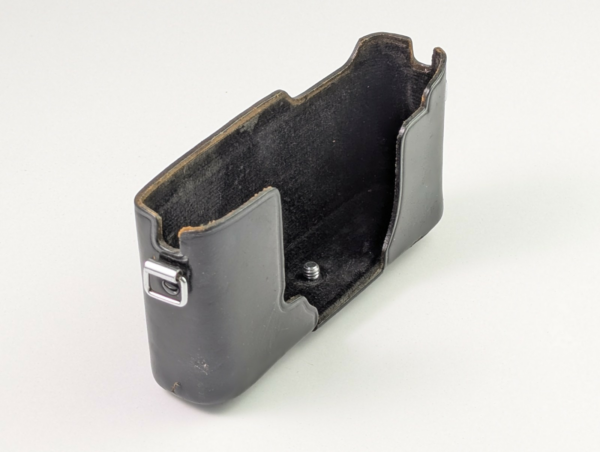 Bottom Part of Fitted Leather Case for Yashica Minister-D - Made In Japan