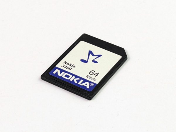 Rare Vintage Nokia 64MB MMC Memory Card For Nokia 3300 Series MMC Card