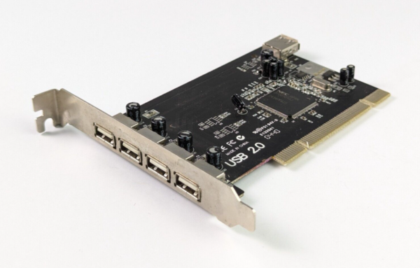 NEC USB 2.0 4+1 port PCI Expansion card PCI-USBNEC101-5p-2 Add USB ports to PC