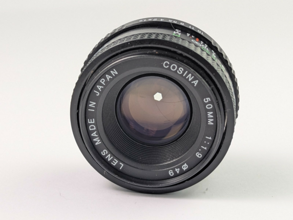Cosina Lens 50mm 1:1.9 49mm Filter Thread Pentax K Mount - Japan