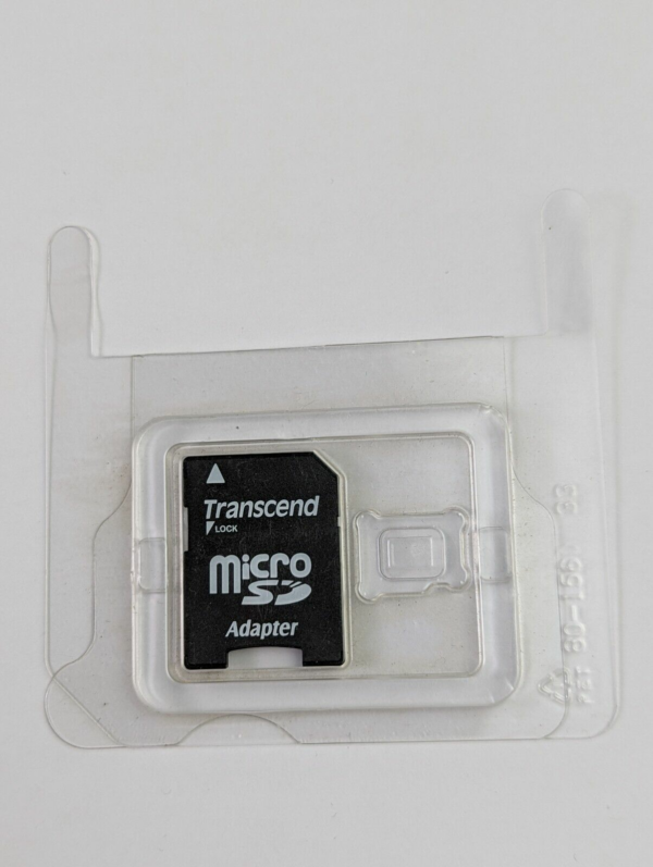 Genuine OEM Transcend microSD to Full Size SD Adapter in Plastic Holder