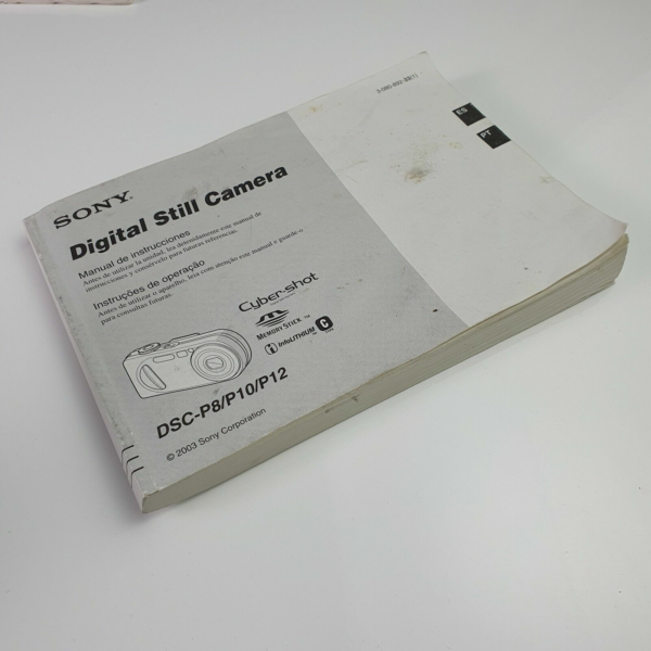 Instruction Manual Sony Digital Still Camera Cyber-shot SC-P8/P10/P12 - ES / PT