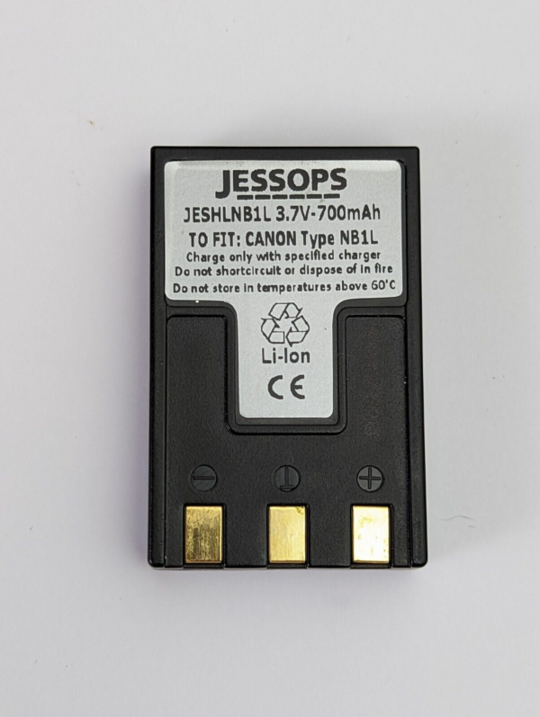 Jessops Battery for Canon NB-1L for Canon Digital Ixus V3 - 3rd party battery