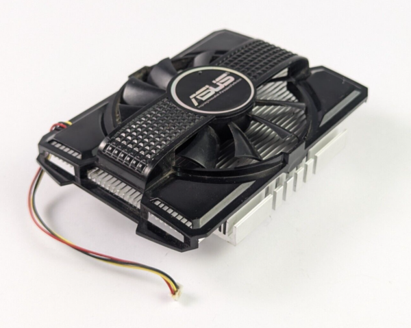 Vintage ASUS GPU Heatsink Video Card Cooler 43 mm Pitch Row distance Radiator