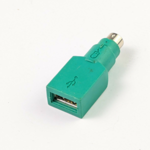 Vintage Microsoft USB (Female) to PS/2 (Male) Adapter