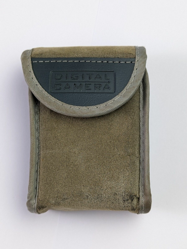 Nice Vintage Belt Case Soft Pouch for Compact Digital Cameras - Grey