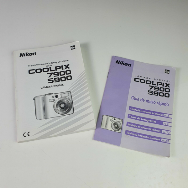 Nikon Coolpix 7900/5900 Manual Guide (Spanish) + Quick Start Guide