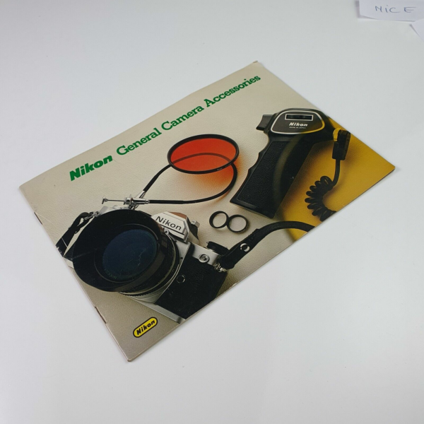 Nikon General Camera Accessories Advertising Brochure - Printed in Japan