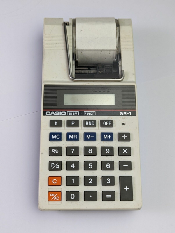 RARE Vintage Casio SR-1 Arithmetic Calculator with 10 Digits Precision - Japan