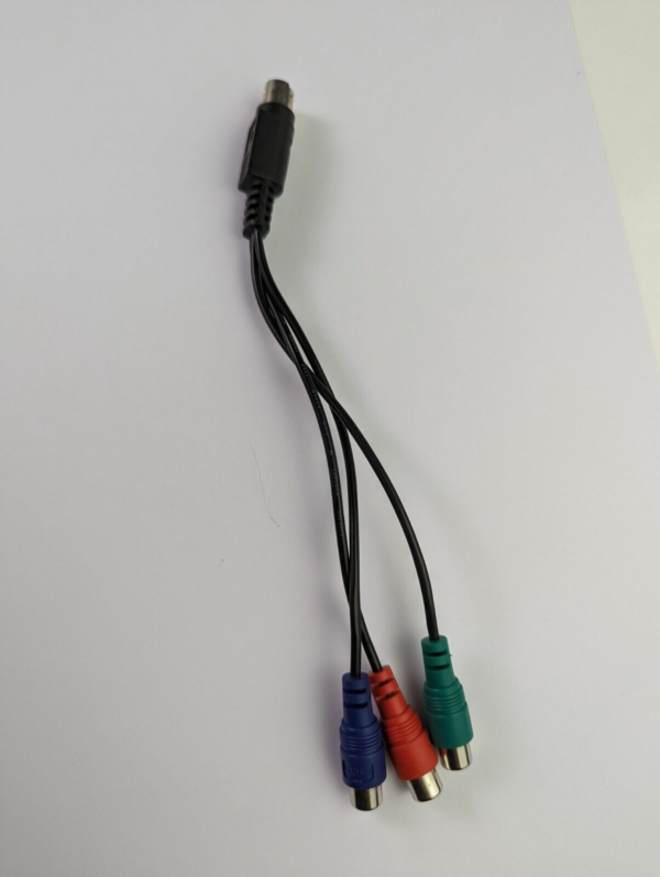 Vintage Adapter S-Video Male to Component RCA Female for Old Video Out Conection
