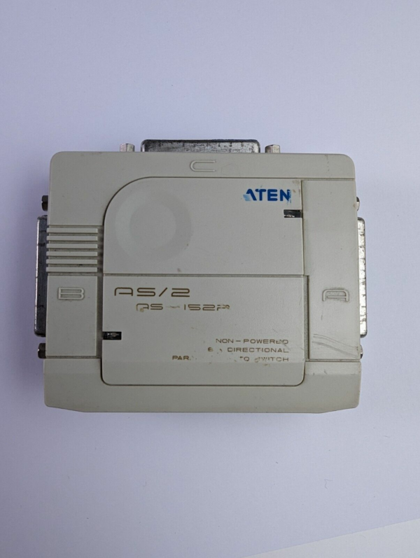 Rare! Non Powered Bi-Directional Parallel Auto Switch AS/2 AS-152P ATEN Taiwan!