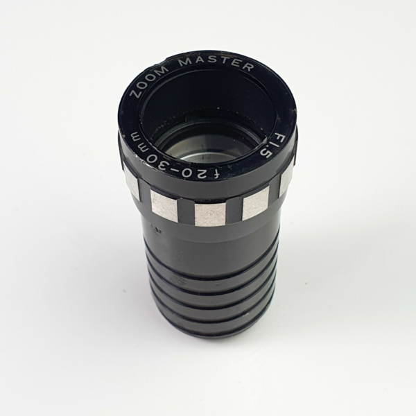 Vintage Zoom Master 20-30 mm f1.5 Lens Super 8 Projector Adaption Digital Japan