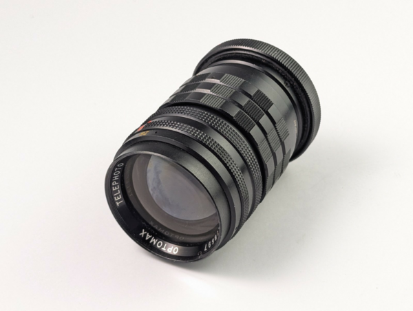 Vintage Optomax 135mm f/2.8 T-CAF Canon Mount Prime Lens Japan For Parts