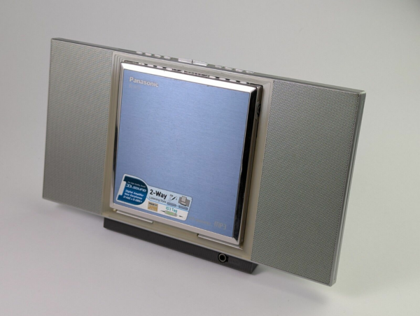 Rare! Portable CD/MP3 player Panasonic SL-J910 + Speaker Amplifier Dock &ID3 Tag