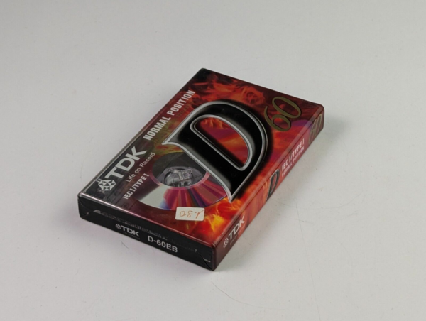 SEALED! Vintage TDK D60 Cassette Tape Normal Bias 120µsEQ 60min