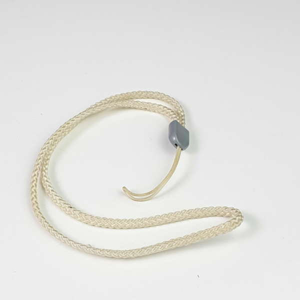Vintage Unbranded White Hand Strap from Olympus C-50 Camera - Made in Japan 2002