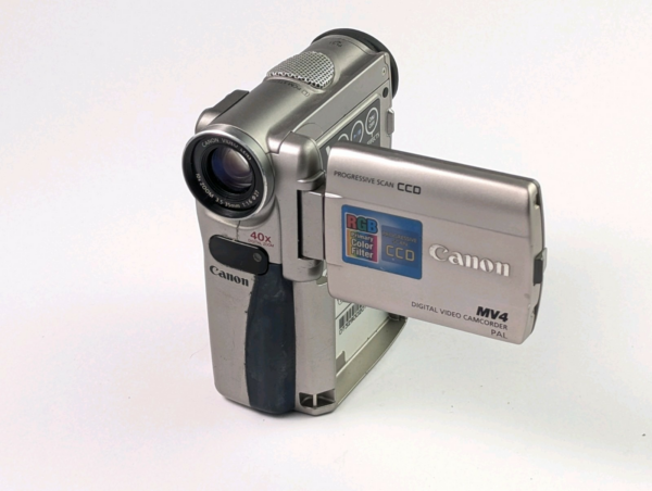 Rare Vintage Canon DM-MV4 miniDV Handicam Camcorder - Made In Japan - Untested