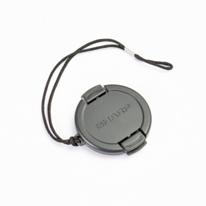 Vintage Lens Cap + Strap from Sharp VL-AH50 Hi8 Camcorder  1:1.4 1:4.0-64mm ⌀46