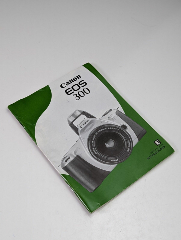 Original Canon EOS 300 Manual de Instrucctiones Printed Version Spanish Edition