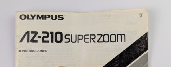 Vintage Olympus AZ-210 Superzoom Instruction Manual In Spanish - Germany
