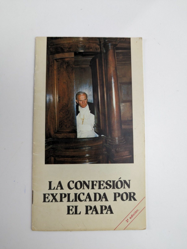 Vintage Religious Booklet La Confesion Explicada por el Papa