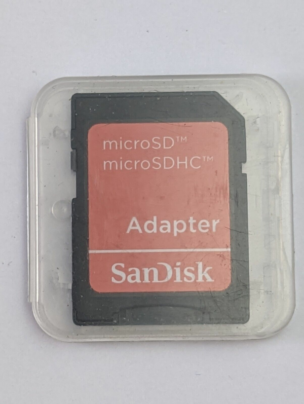 Original OEM SanDisk microSD/microSDHC Adapter in Plastic Holder