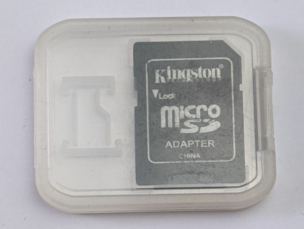 Original OEM Kingston microSD Adapter in Plastic Holder